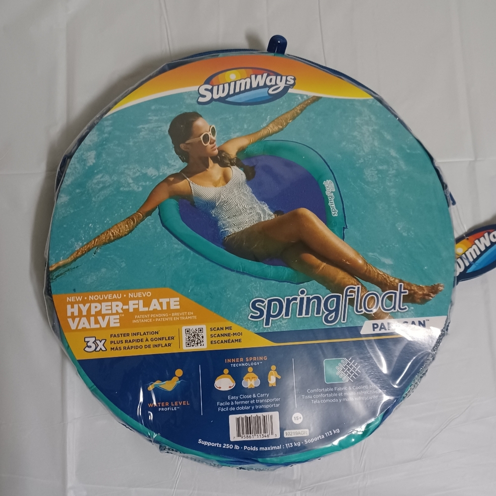 BACK FOR SUMMER: 2x SwimWays Spring Float Papasan!! LIMITED STOCK!!